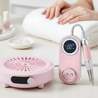 Kit de manucure de haute qualité, perceuse à ongles sans fil avec écran LCD, haute vitesse 35000 tr/min, pour salon de beauté, vernis à ongles en gel