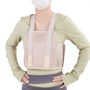 Ceinture de soutien thoracique médicale réglable, protection professionnelle moderne, pour côtes cassées, disloquées, en nylon et coton - Product Image 1