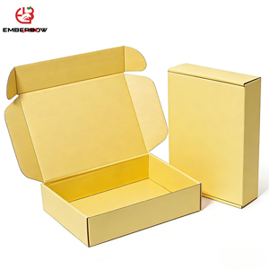 EBB Custom Eco-Friendly Reusable Foldable Corrugated Gift <b>Box</b> Printed Logo Hard <b>Paper</b> Shipping Packaging for Apparel Shoes - Product Image 1