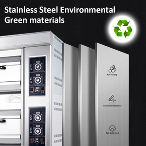 Bảng điều khiển dụng cụ hai tầng bốn khay thiết bị chuyên nghiệp lò nướng bánh quy Bánh Mì Bánh Pizza sàn bánh máy - Product Image 3