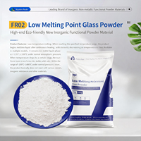 Frit céramifiable à base de phosphate à faible point de fusion FR02 |   Adoucissant 530C |   Fondage total 880C |   pour ignifugeant
