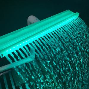 Fontaine <span class=keywords><strong>d</strong></span>'<span class=keywords><strong>eau</strong></span> <span class=keywords><strong>LED</strong></span> de luxe <span class=keywords><strong>avec</strong></span> cascade à <span class=keywords><strong>lame</strong></span> en forme de rectangle et lumière <span class=keywords><strong>LED</strong></span> <span class=keywords><strong>pour</strong></span> l'extérieur - Product Image 6