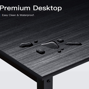 Vente en gros, haute qualité, style moderne, simple, bon marché, cadre métallique, bois, forme I, bureau, ordinateur, <span class=keywords><strong>table</strong></span> de bureau - Product Image 3