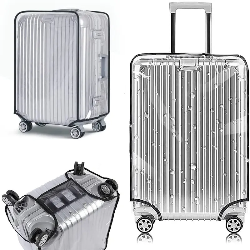 Copertura per bagagli in Pvc trasparente copertura per valigia impermeabile antipolvere di alta qualità