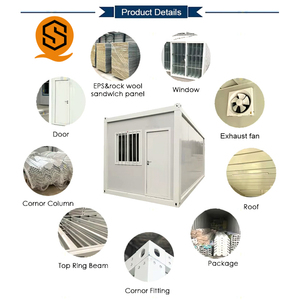 Struttura Prefabbricata Shinestone in Acciaio Zincato da 40 Piedi per <span class=keywords><strong>Casa</strong></span> Container, <span class=keywords><strong>Dimensioni</strong></span> Personalizzabili con Layout Personalizzato - Product Image 1
