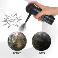 Serat Penambah Volume Rambut Herbal OEM, Penyamar Akar 2-in-1 dengan Bahan Alami, Bubuk Penambah Volume Instan