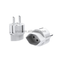 Adaptateur de voyage blanc 10Amp 250Volt suisse vers Allemagne/France EU Plug