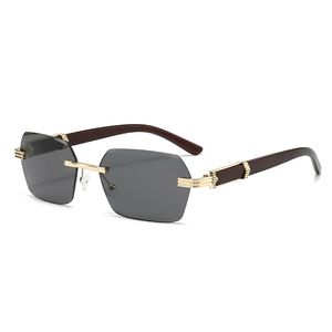 Gafas de Sol Retro Vintage 2026 para Hombre, Montura de Madera con Corte de Diamante, Personalizables, Gafas de Sol Premium - Product Image 2