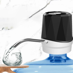 Distributeur d'eau portable HJH09 rechargeable par mini USB, pompe à boisson automatique noire avec chargeur – Vente en gros - Product Image 3