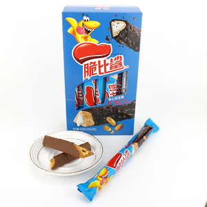 Barre de biscuits croustillants enrobés de <span class=keywords><strong>chocolat</strong></span> Triangle <span class=keywords><strong>lait</strong></span>, <span class=keywords><strong>chocolat</strong></span>, biscuit gaufrette sandwich beurre d'arachide - Product Image 4