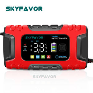 Evrensel kamyon motosiklet araba pil şarj cihazı 12V 24V 10A otomatik akıllı 12v 24v otomatik akü şarj cihazı pil şarj cihazı ile damlama şarj - Product Image 4