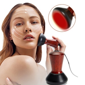 <b>Mini</b> Bian Stone Eye Face Gua Sha Massager Portable Natural Hot Stone Electrical Guasha Machine for Face Lifting - Product Image 1
