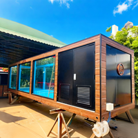 Maisons Landmae CSP-21 – Piscine Modulaire Préfabriquée en Conteneur, Structure en Acier Industrielle Détachable, 20ft/40ft