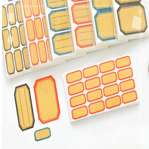 Vụ nổ mới tùy chỉnh đơn giản chai Nhãn dán nhãn phẳng bao bì lọ Logo Sticker nước giải khát không thấm nước nhãn giấy bao bì - Product Image 1