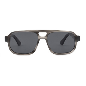 VSA25001 Lunettes de Soleil Pilote Polarisées Double Pont en Acétate de Haute Qualité pour Hommes - Product Image 4