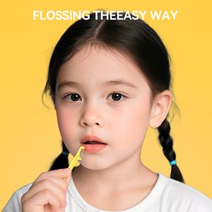 Hilo Dental Infantil <span class=keywords><strong>Super</strong></span> Deer, Paquete de 100 Unidades, 4 Colores, Mango Ecológico de PLA, Material de Hilo de Polietileno - Product Image 5