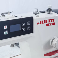 Machine à coudre industrielle manuelle JUITA JT-F2 à entraînement direct, point noué simple, haute vitesse, moteur haute précision pour vêtements