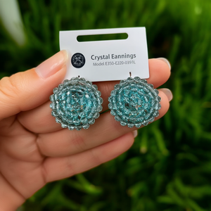 <b>Crystal</b> <b>Earrings</b> Model E350-E220-0391L - Product Image 3