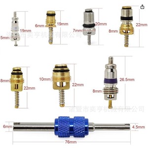 Kit de herramientas para extraer el núcleo de la válvula de aire acondicionado R134a, barra de extensión de 76mm, herramientas de reparación de acero inoxidable para refrigeración automotriz - Product Image 1