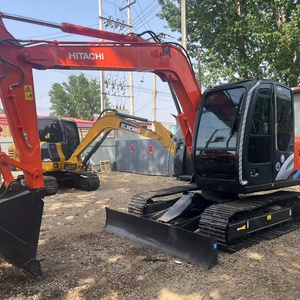Excavadora Usada Hitachi ZX70 de 7 Toneladas, Excavadora Hitachi ZX60 de 6 Toneladas, Excavadora Hidráulica de Orugas con Pocas Horas de Trabajo, EPA/CE - Product Image 5