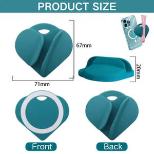 Soporte Magnético de Silicona para Brillo Labial, Mini Soporte Portátil de Silicona para Brillo Labial para Funda Magnética, Soporte para Lápiz Labial - Product Image 3