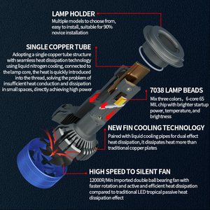 Fari LED per Auto ad Alta Potenza 140W, Luci Fendinebbia con Telecomando a 4 Modalità (Sport/Comfort/<span class=keywords><strong>Eco</strong></span>/Flash), 3 Colori H1 H3 H4 H7 H11 - Product Image 4
