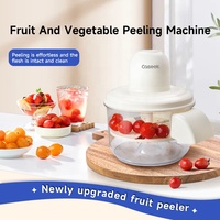 Nieuwe keukenapparaat automatische fruit- en groenteverwerker multifunctionele knoflook- en druivenpelschilmachine voor thuisgebruik