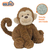 Jouet Animal en peluche léger et créatif, peluche OEM 4lb, Animal lesté, ours, jouet d'anxiété