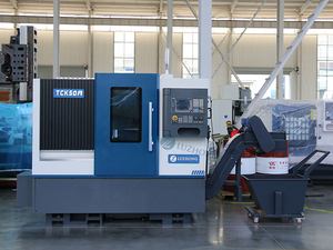 Trung Quốc Nhiệm Vụ Nặng Nề Tự Động Duy Nhất Trục Chính <span class=keywords><strong>CNC</strong></span> Máy Tiện Nhà Sản Xuất Tck50 Ngang Slant Giường <span class=keywords><strong>CNC</strong></span> Trung Tâm Chuyển - Product Image 2
