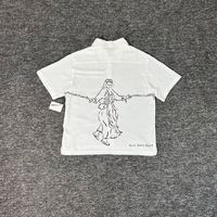 Chemise à manches courtes unisexe American Streetwear Aime Leon Dore à imprimé floral, respirante, infroissable, col rabattu, été