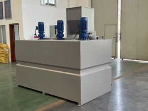 Équipement de mélange de poudre polymère pour station d'épuration des eaux usées Qbep Qbep Qbyth Bibo, machine de dosage PAM, préparation de floculant - Product Image 5