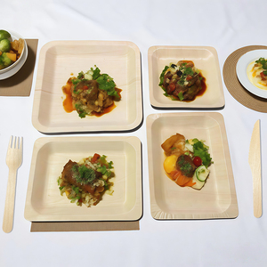 Phân hủy sinh học <span class=keywords><strong>areca</strong></span> Cọ gỗ tấm dùng một lần không độc hại và tủ lạnh an toàn cho bữa tiệc tất cả các dịp phổ biến cho các sự kiện - Product Image 1