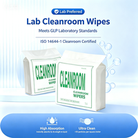 Lingettes non pelucheuses Xinkewei pour salles blanches, lingettes en polyester haute absorption pour laboratoires et ateliers électroniques