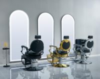 Usine pas cher prix professionnel inclinable rotatif pompe hydraulique réglable Vintage cheveux noir barbier chaise pour Salon
