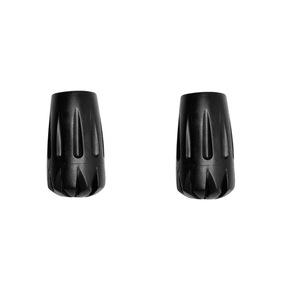 Embouts de protection pour bâtons de trekking, tête noire en forme de balle L07, antidérapants, accessoires de randonnée - Product Image 1