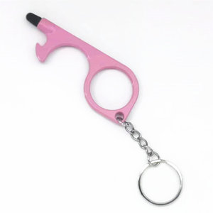 Llavero Multifunción de Metal de Lujo Lilangda, Herramienta de Autodefensa sin Contacto, Diseño Impreso con UV, Lápiz Óptico Manos Libres, Abrepuertas - Product Image 2