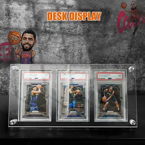 Clear Trading Card Frame Trading Card Display Acrylic Frame For Graded Sports Card Display