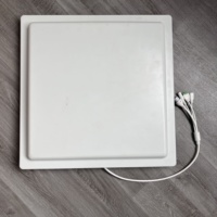Lector RFID UHF C-Readertek Blanco de 12dbi con ABS para Control de Asistencia Escolar, Etiqueta de Tarjeta RFID ISO 18000-6C, Alcance de 12-20m, -40-60°C