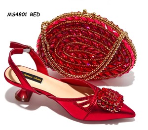 Ensemble Chaussures et Sac Italien de Soirée Nigeria Assorti pour <span class=keywords><strong>Femme</strong></span> - Product Image 6