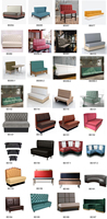 S060 Doppelseitige Stoff kabine Sofa Bankett schwarz Restaurant Nachtclub Möbel Bar Bänke Bank Sitz Esszimmer Sofa