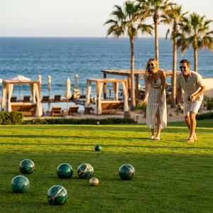 Elegante Set di Petanque in Resina, Palline <span class=keywords><strong>da</strong></span> <span class=keywords><strong>Bocce</strong></span> <span class=keywords><strong>Professionali</strong></span> di Grado Competitivo con Texture Marmorizzata per Club di Lusso - Product Image 2