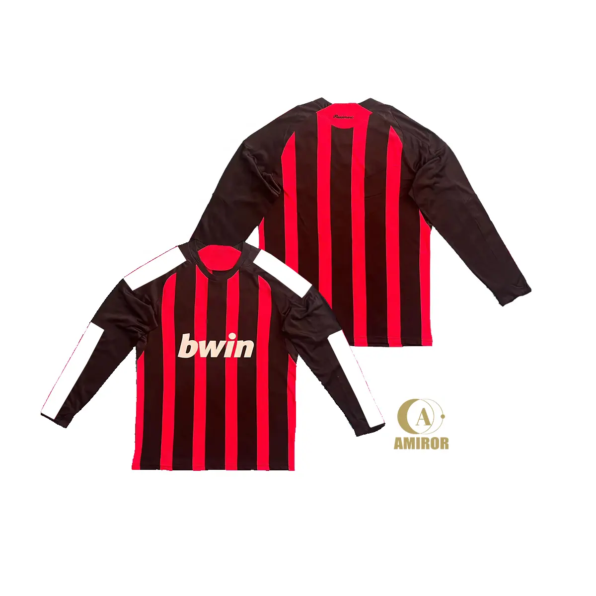 AC Retro 08 09 maglia da calcio milano di qualità 10 grado thailand classico da calcio Vintage magliette da calcio abbigliamento