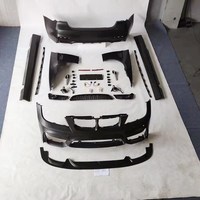Kit carrosserie pare-chocs avant et arrière pour BMW Série 3 E90 Pré-lci 2005-2008 Mise à niveau style M3 M4 Kits carrosserie Pièces automobiles