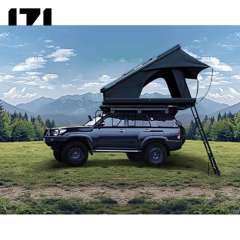 Expandable car pop up roof rooftop tents 4x4 roof tents camping retro trailer tent