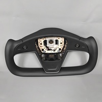 Volant de voiture sport chauffant en cuir, amélioré et adapté, pour Tesla Model 3 Model Y