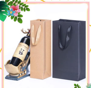 Caja de embalaje de papel Kraft personalizada para transporte de vino Vodka Tequila-Platinum UV Craft <span class=keywords><strong>Bailan</strong></span> Di Package Box - Product Image 2