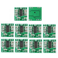 Carte d'amplificateur de puissance numérique miniature PAM8403 Audio 2x3W, pour Module d'amplificateur Audio stéréo de classe D, alimentation 5V, 10 pièces
