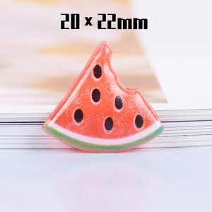 CHENXI Cabochons en résine à dos plat, motifs fruits et légumes, breloques pour DIY, décoration de coques de téléphone et de cheveux - Product Image 4