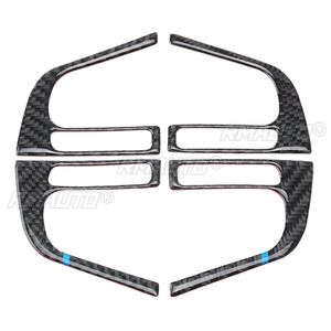Pour Subaru Forester 2016 2017 2018, couvre-volant en fibre de carbone véritable, garniture de moulage intérieur, autocollant décoratif, accessoires de voiture - Product Image 5