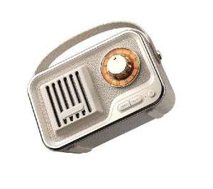 ลำโพงซับวูฟเฟอร์ไร้สายกันน้ำ เสียงดังระดับไฮไฟ แบตเตอรี่ 1200mAh สไตล์เรโทร ลำโพงบลูทูธ เครื่องเล่นเพลงคลาสสิก เสียงเบสหนักแน่น - Product Image 2